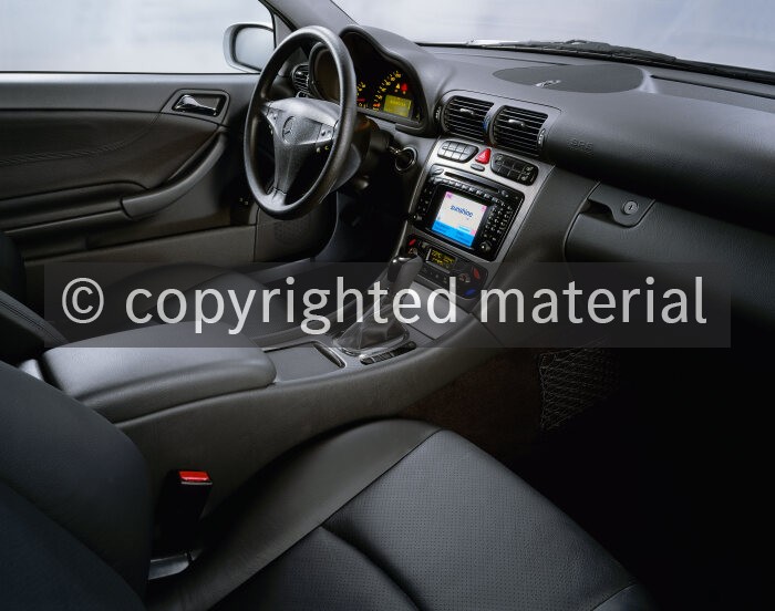 mercedes c250 coupe sport interior