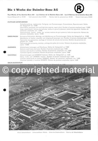 Presseinformationen 1957