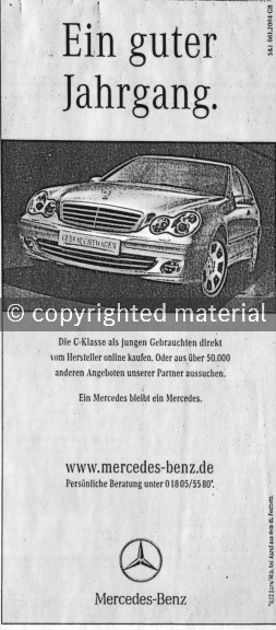Advertising Passenger Cars 2006