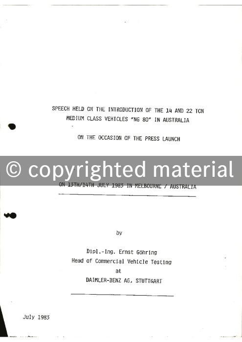 Press Information July, 1983