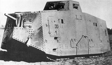 First prototype of the A7V light tank is developed