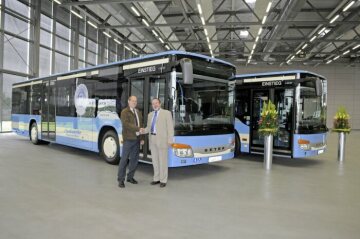 Setra buses get "Blue Angel” badge