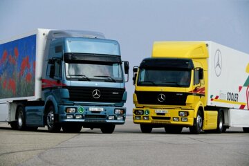 Mercedes-Benz Lastwagen in neuem Gewand