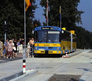 O-Bahn starts in Essen