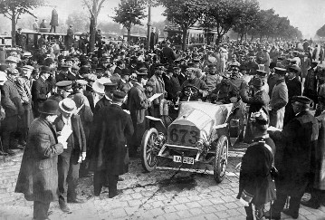 Zweiter Platz bei der zweiten Prinz-Heinrich-Fahrt