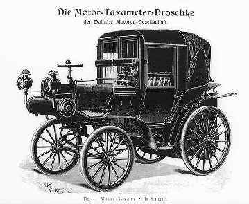 Erstes Motortaxi-Unternehmen in Stuttgart gegründet