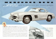 Typ 300 SL Coupé_W 198_Einzelblatt "Silberpfeil des Sportfahrers"_09.1954