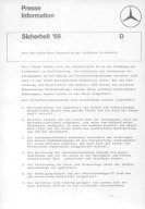 Presseinformationen März 1968
