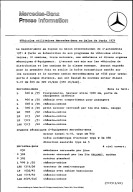 Presseinformationen März 1971 (Französisch)