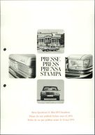 Presseinformationen Mai 1975 (Französisch)