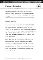 Presseinformationen 17. März 1977 (Französisch)