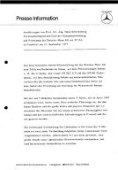 Presseinformationen September 1977