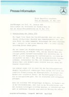 Press Information Mai 10, 1979