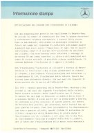 Presseinformationen 15. Oktober 1979 (Italienisch)