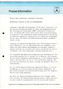 Presseinformationen Mai 1983