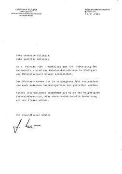 Presseinformationen 2. Januar 1986