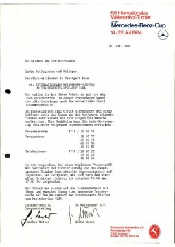 Press Information July 14, 1984