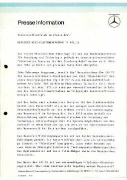 Press Information October 8, 1984