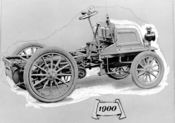 Daimler 23 PS, 4 Zylinder Phönix-Rennwagen, 1900