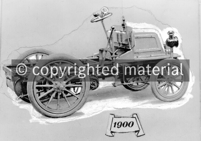 99861 Daimler 23 PS Phönix-Rennwagen, 1900