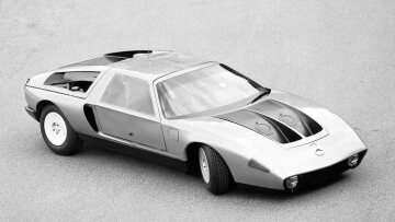 Mercedes-Benz Rekordwagen C 111-II D, wie er 1976 in Nardo eingesetzt wurde.