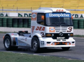 Truck-Race, Markus Oestreich, driving shot