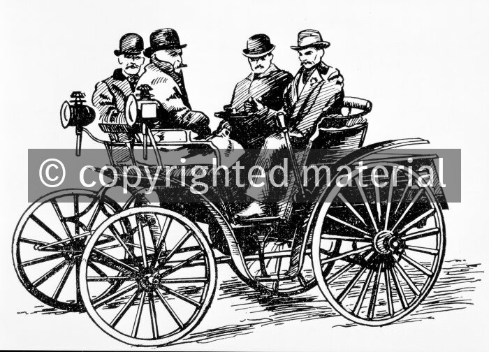 R4 1. Automobilfahrt in den USA 1895