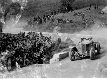 Targa Florio, 02.04.1922. Rennwagen mit der Startnummer 43.