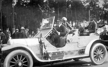 3. Prinz-Heinrich-Fahrt, 1910. Heinrich, Prinz von Preußen mit Benz 60-PS