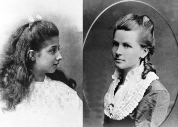 Mercedes Jellinek (left) and Bertha Benz (right)