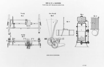Benz Patent Nr. 37435
Patent zum Benz-Motorwagen, 29.01.1886