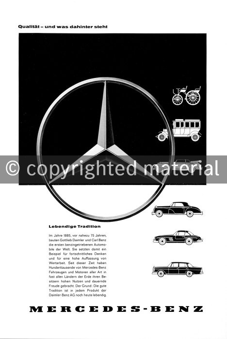 1988M1714 Advertising Passenger Cars 1960