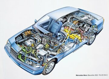 Mercedes-Benz W 202
cutaway model (graphic model)
1993