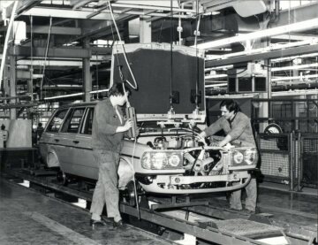 Im April 1978 begann im Werk Bremen die Serienproduktion der Mercedes-Benz T-Modelle, Baureihe 123.