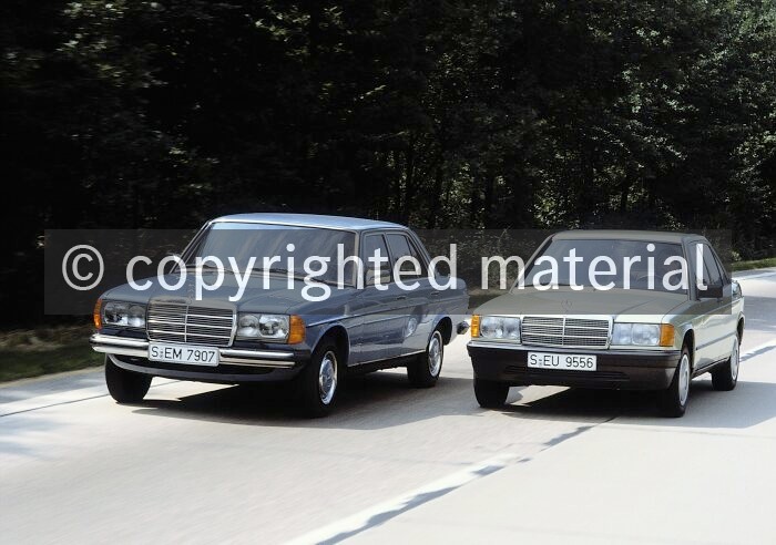 82F121 Mercedes-Benz Baureihe 123 und 201