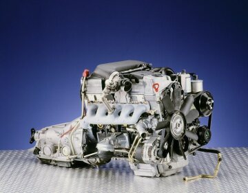 Mercedes-Benz four-valve diesel engine, 2.5-liter five-cylinder engine, 124 and 202 series