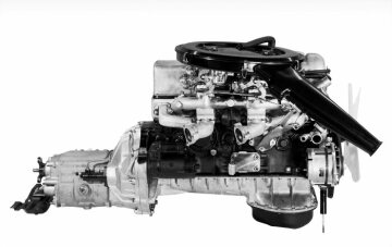 Mercedes-Benz engine M180, 230 saloon, W 114, 1967-1973.
