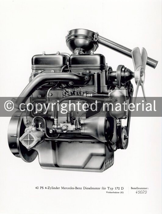 49029 Dieselmotor OM 636 VI