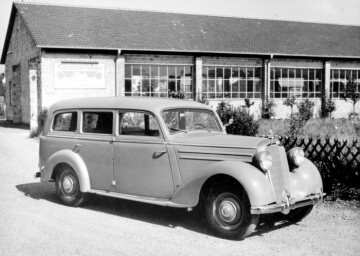 Mercedes-Benz Typ 170 Sb der Baureihe W 191. Fahrgestell für Sonderaufbauten Hägele, 1952