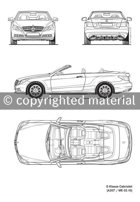 1985M544 E-Klasse Cabriolet, A 207