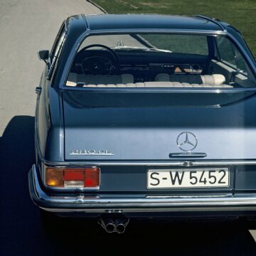 Mercedes-Benz Coupé Typ 280 CE, der Baureihe 114, aus dem Jahre 1973.