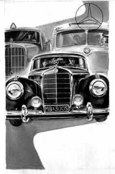 Werbeanzeige Mercedes-Benz, Mercedes-Benz Typ 300 S