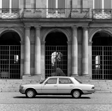 Mercedes-Benz Typ 280 SEL und 350 SEL aus dem Jahre 1973, 450 SEL aus dem Jahre 1972 und 450 SEL mit 6,9 Liter aus dem Jahre 1975