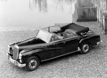 Mercedes-Benz Typ 300 d, 160 PS, Cabriolet D, Bauzeit: 1958 bis 1962.