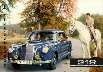 Mercedes-Benz type 219, W 105 model series
"Ponton", drawing taken from brochure of 1957