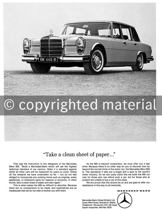 1988M2915 Advertising Passenger Cars 1966