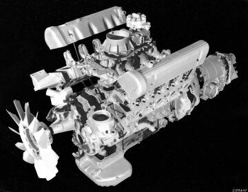 Mercedes-Benz S-Klasse der Baureihe 126
V8-Leichtmetall-Motor