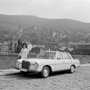 Mercedes-Benz 250 S / SE
der Baureihe 108 in Heidelberg, 1965