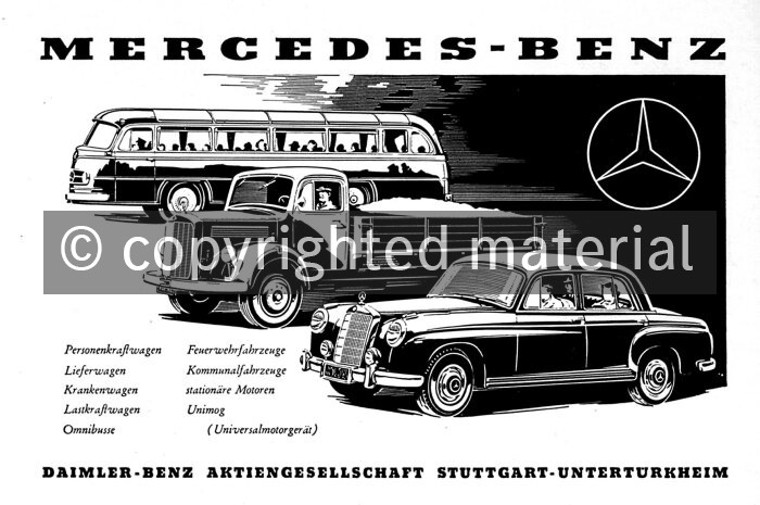 1988M894 Advertising Passenger Cars 1950
