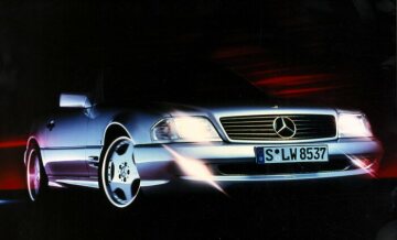 Mercedes-Benz SL 60 AMG "Limited Edition"
Baureihe 129. 1997 erscheint diese auf 25 Einheiten limitierte Sonderserie mit speziellen Türeinstiegsleisten.